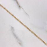 Cadena Escalera 3.8gr / 65cm / 3mm Oro Amarillo +3 $