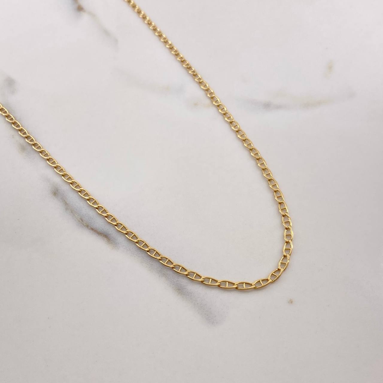 Cadena Escalera 3.8gr / 65cm / 3mm Oro Amarillo +3 $