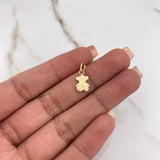 Dije Oso Ts 0.3gr / 1.5cm / Liso Oro Amarillo &