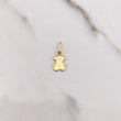 Dije Oso Ts 0.45gr / 1.6cm / Liso Oro Amarillo &