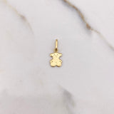 Dije Oso Ts 0.45gr / 1.6cm / Liso Oro Amarillo &