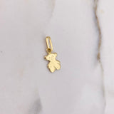 Dije Oso Ts 0.45gr / 1.6cm / Liso Oro Amarillo &
