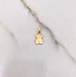 Dije Oso Ts 0.65gr / 1.6cm / Plano Oro Amarillo &