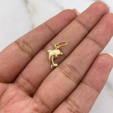 Dije Delfin 0.45gr / 1.8cm / Liso Oro Amarillo &