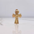 Dije Cruz Cristo 1.05gr / 2.4cm / Diamantado Oro Amarillo &