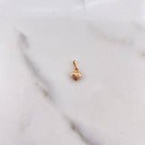 Dije Corazon 0.2gr / 1cm / Soplado Oro Rosa &