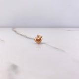 Dije Corazon 0.2gr / 1cm / Soplado Oro Rosa &