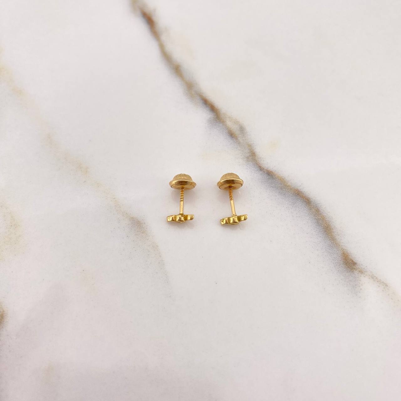 Topos Serpiente Enrroscada 0.6gr / Oro Amarillo $