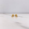 Topos Nota Musical 0.6gr / Circones Blancos Oro Amarillo $