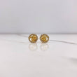 Topos Ola Cruzada 1.15gr / Circones Blancos Oro Amarillo $