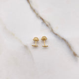 Topos Pie 0.4gr / Lisas Oro Amarillo &