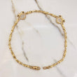 Tobillera Rustica Raton 24gr / 30cm / 3mm Circones Blancos Negros Oro Amarillo &