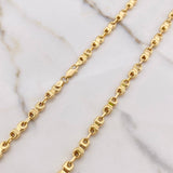Cadena Rustica Eslabon RX 14.55gr / 65cm / 4mm Oro Amarillo &