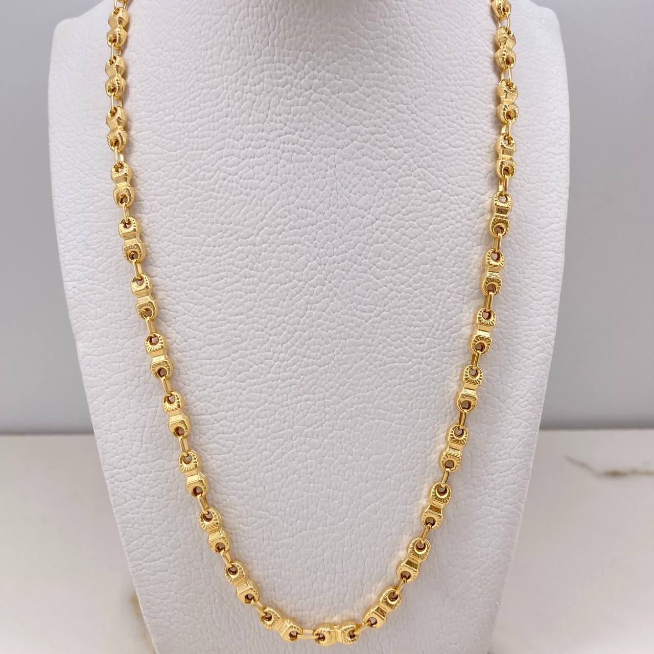 Cadena Rustica Eslabon RX 14.55gr / 65cm / 4mm Oro Amarillo &