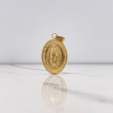 Dije Virgen de Guadalupe 3.15gr / 3.6cm / Troquelado Oro Amarillo &