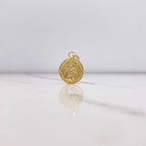 Dije Virgen del Carmen 1.5gr / 2.6cm / Troquelado Sagrado Corazón De Jesus Oro Amarillo &