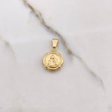 Dije Virgen del Carmen 1.05gr / 2.3cm / Troquelado Oro Amarillo &