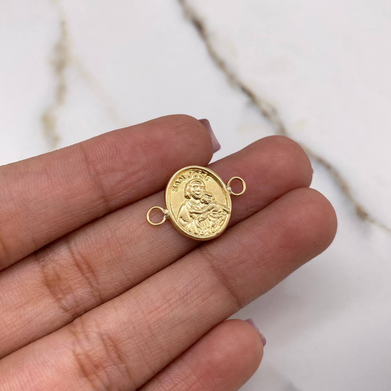 Herraje San José 0.65gr / 1.7cm / Troquelado Oro Amarillo $