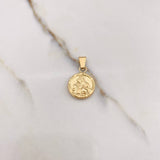 Dije Virgen del Carmen 1.2gr / 2.3cm / Troquelado Oro Amarillo &