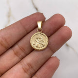 Dije Virgen del Carmen 1.2gr / 2.3cm / Troquelado Oro Amarillo &