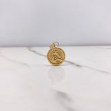 Dije Virgen del Carmen 1.2gr / 2.3cm / Troquelado Oro Amarillo &
