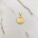 Dije Virgen del Carmen 1.5gr / 2.6cm / Troquelado Sagrado Corazón De Jesus Oro Amarillo &