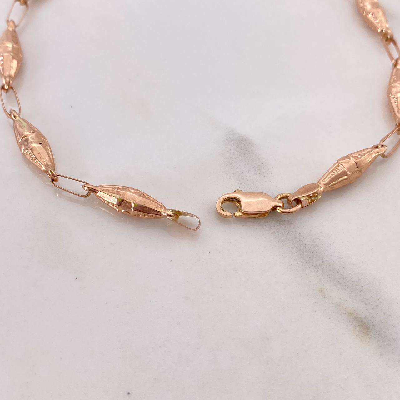 Pulso Dubai 3.65gr / 21cm / 4mm Oro Rosa $