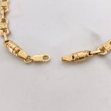 Pulso Rustica Eslabon Expandido 5.7gr / 22cm / 5mm Oro Amarillo $