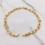 Pulso Rustica Eslabon Expandido 5.7gr / 22cm / 5mm Oro Amarillo $