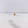 Herraje Corazon Tambor 0.65gr / 0.5cm / Oro Amarillo $