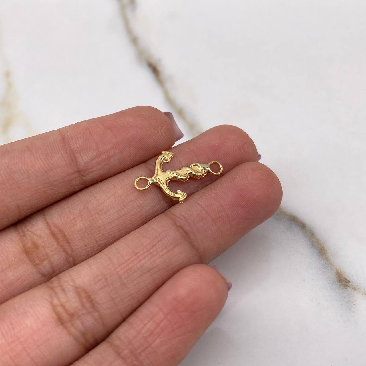 Herraje Ancla 0.4gr / 1.8cm / Oro Amarillo $