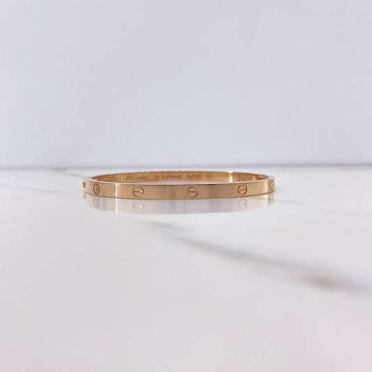 Pulso Aro Tornillo 6.65gr / 17cm / Oro Rosa +4 18K $