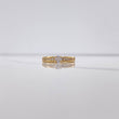 Anillo Solitario Churumbela 3.15gr / T6 / Circones Blancos Oro Amarillo &