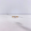 Anillo Solitario Churumbela 1.35gr / T6 3/4 / Circones Blancos Oro Amarillo &