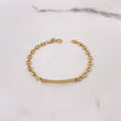 Pulso Bebé GC 1.9gr / 15cm / Placa Rectangular Oro Amarillo &