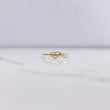 Anillo Corazon 0.8gr / T6 3/4 / Silueta Liso Oro Amarillo &