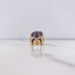 Anillo Rana 8gr / T7 1/2 / Circones Azules Naranjas Negros Oro Amarillo &