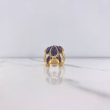 Anillo Rana 8gr / T7 1/2 / Circones Azules Naranjas Negros Oro Amarillo &