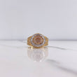 Anillo Corona RX 8.75gr / T9 / Circones Blancos Tres Oros &