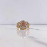Anillo Corona RX 8.75gr / T9 / Circones Blancos Tres Oros &