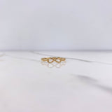 Anillo Infinito 1.25gr / T9 / Liso Oro Amarillo &