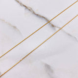 Cadena Veneciana 2.15gr / 60cm / 1mm Oro Amarillo +3 $
