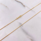 Cadena Veneciana 2.15gr / 60cm / 1mm Oro Amarillo +3 $