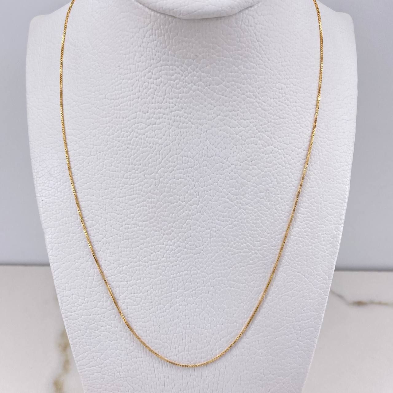 Cadena Veneciana 2.15gr / 60cm / 1mm Oro Amarillo +3 $