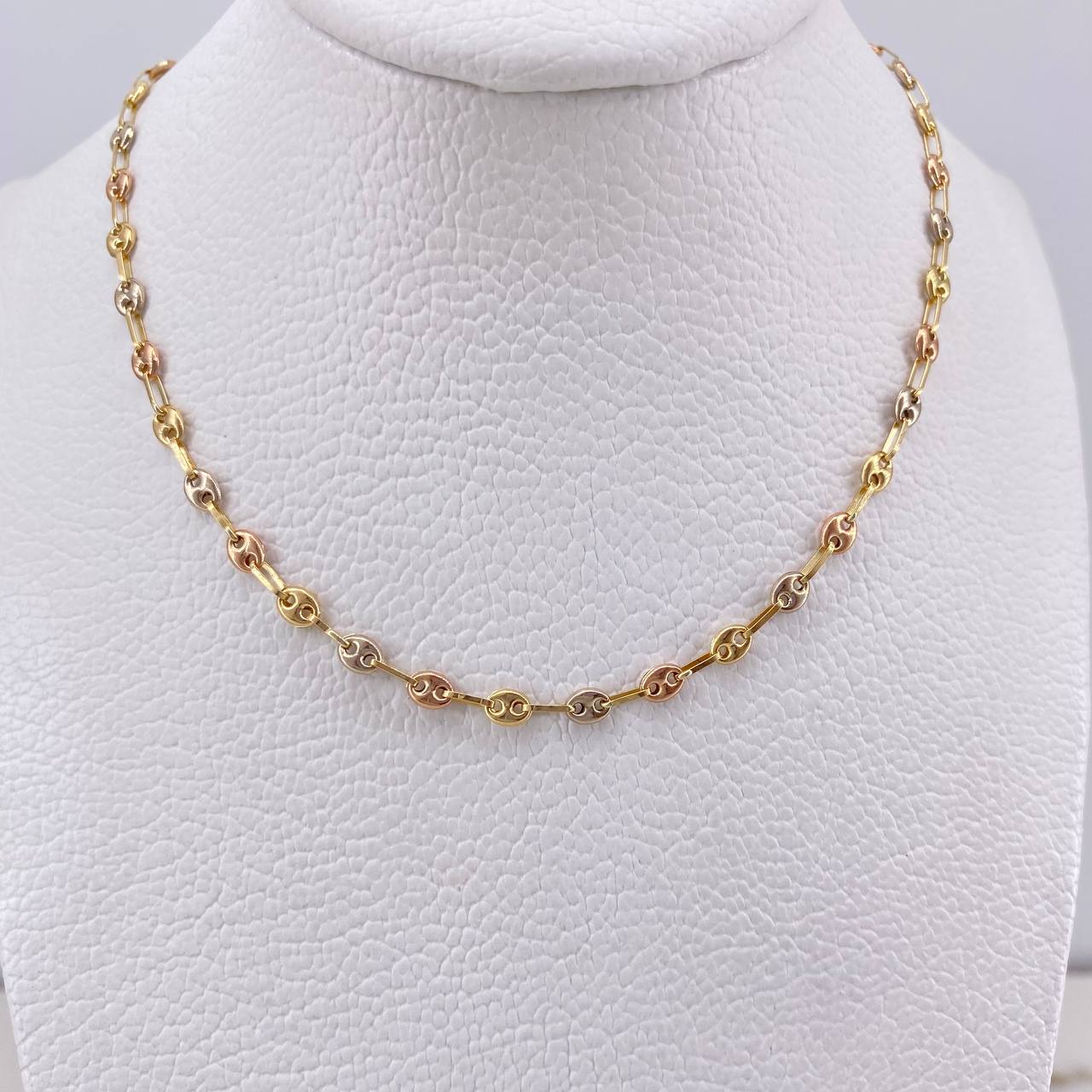 Cadena GC 4.1gr / 45cm / 3mm Tres Oros $