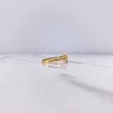Anillo Circulos 1.45gr / T10 / Circones Rosados Blanco Oro Amarillo $
