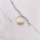 Anillo Circulos 1.45gr / T10 / Circones Rosados Blanco Oro Amarillo $