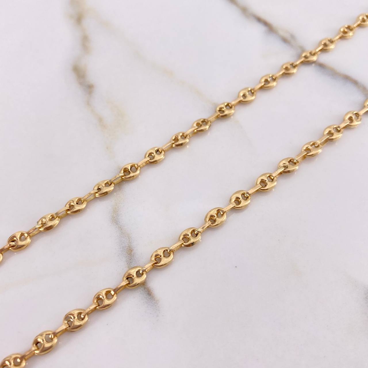 Cadena GC 10gr / 65cm / 4mm Oro Amarillo $