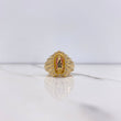 Anillo Virgen Guadalupe 8.55gr / T10 / Circones Negros Fucsias Blancos Oro Amarillo $