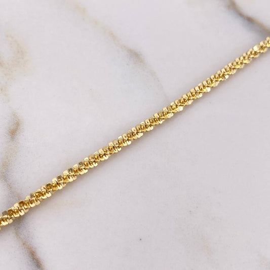 Pulso As Tridimensional 6.2gr / 19cm / 3mm Oro Amarillo +3 $